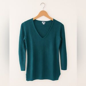Old Navy Teal V-Neck Sweater